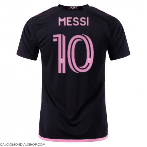 Maglie da calcio Inter Miami Lionel Messi #10 Seconda Maglia 2023-24 Manica Corta